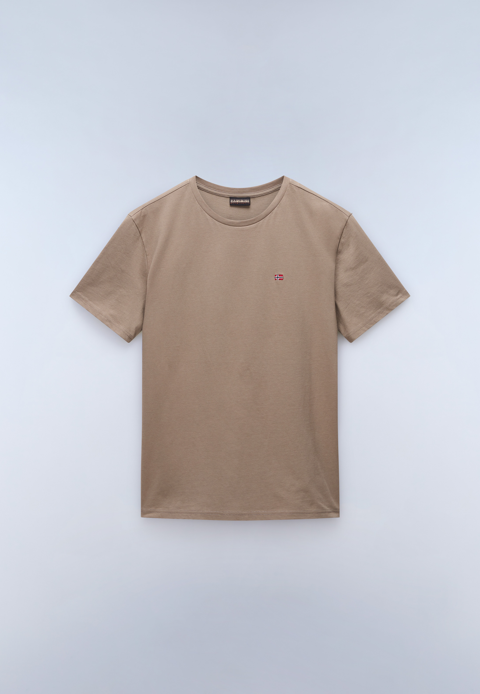 Salis Jersey Short Sleeve T-Shirt Light Brown
