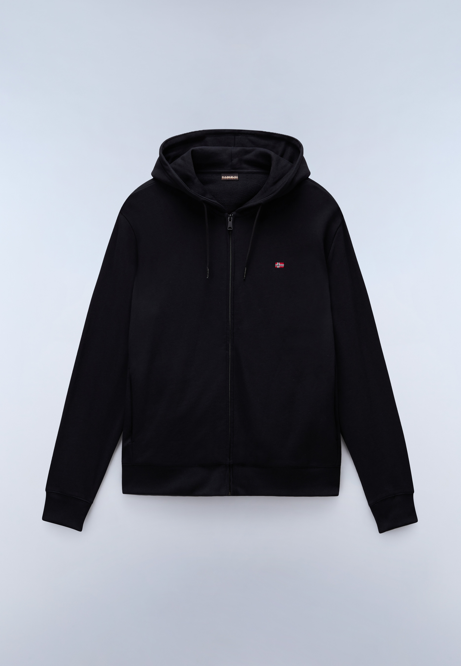 Felpa con Cappuccio e Zip Balis French Terry