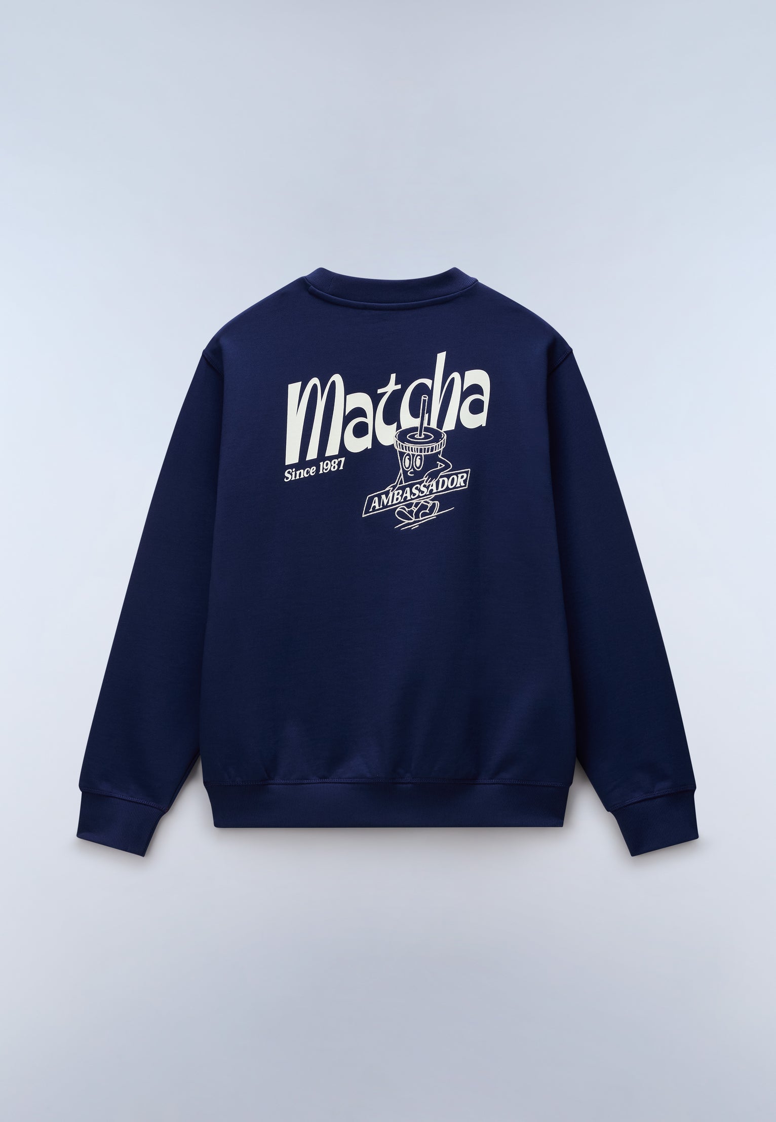 Sol French Terry Sweatshirt Blue Academy