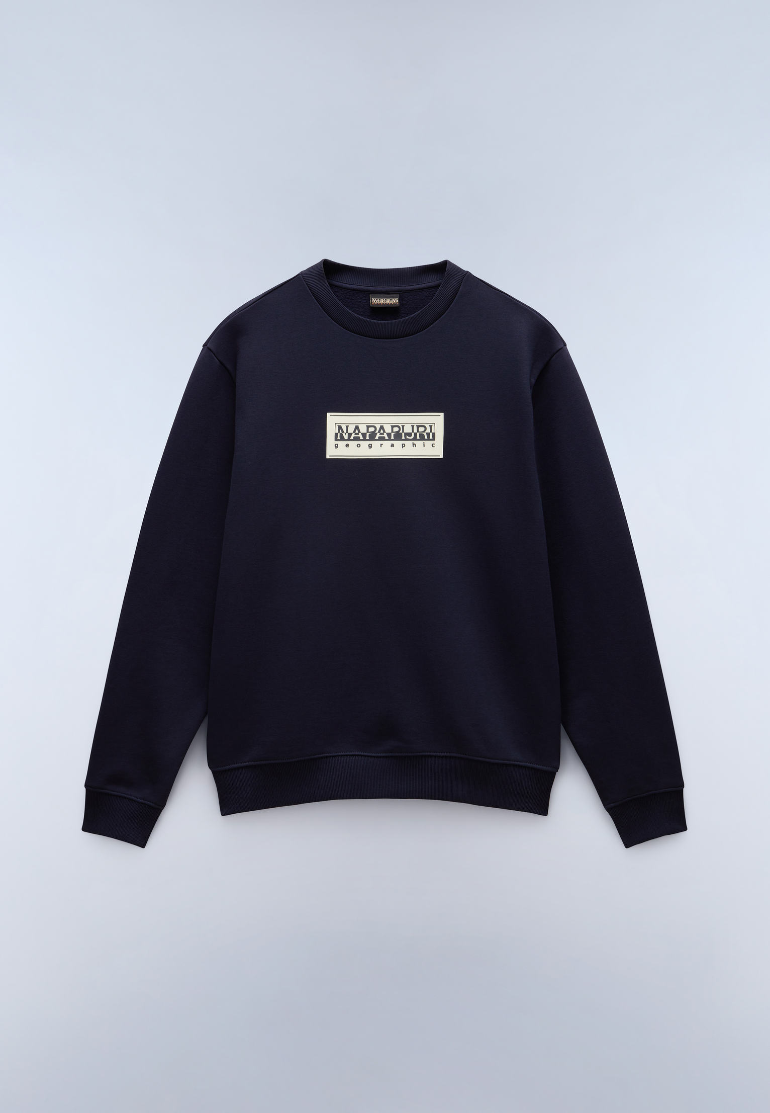 Box Logo French Terry Sweatshirt Dark Blue