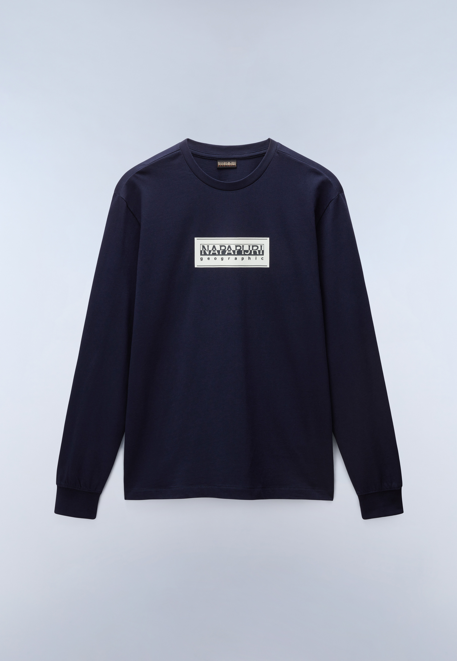 Langärmeliges Jersey-T-Shirt Box Logo