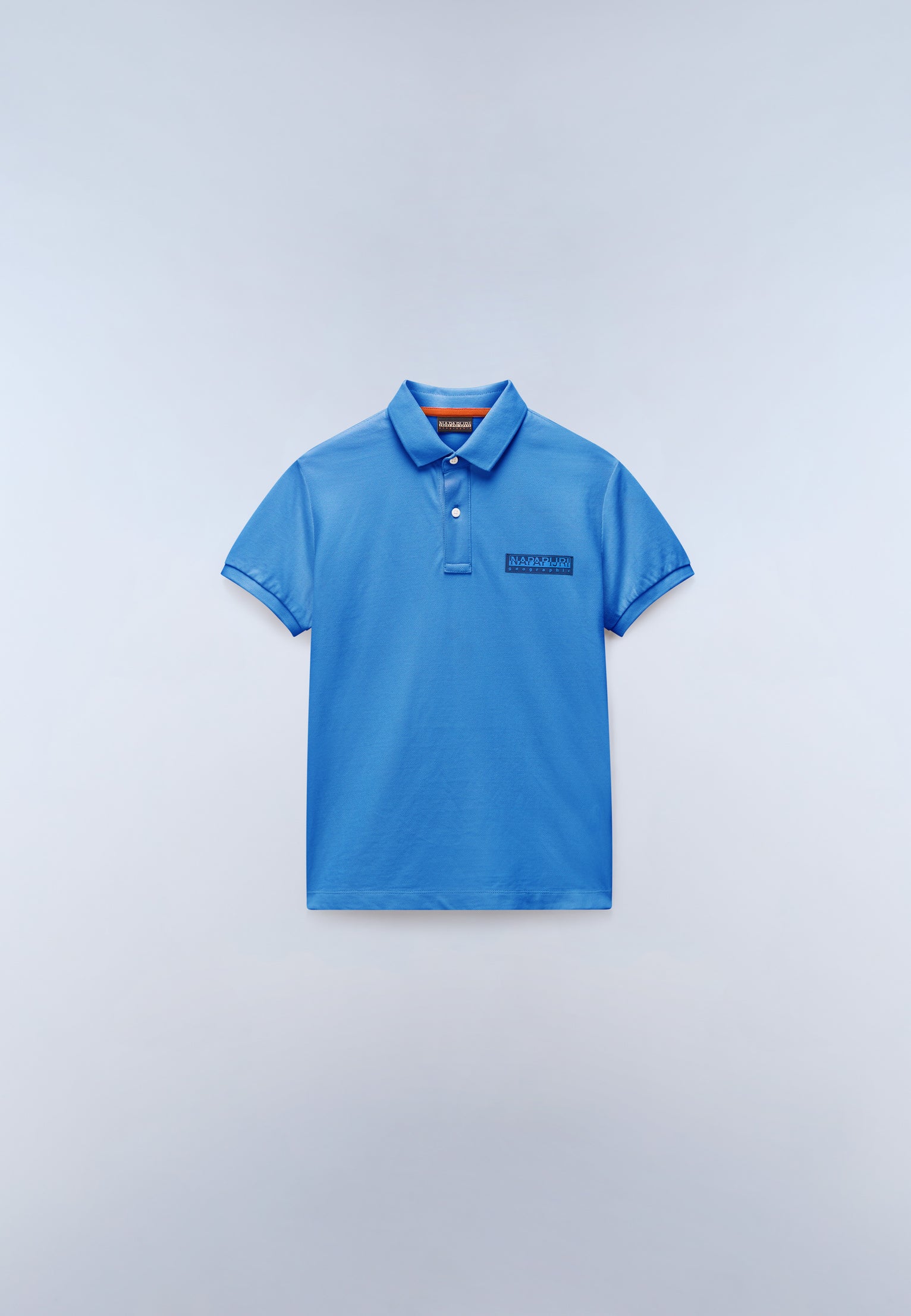 Polo à Manches Courtes en Piqué Box Logo