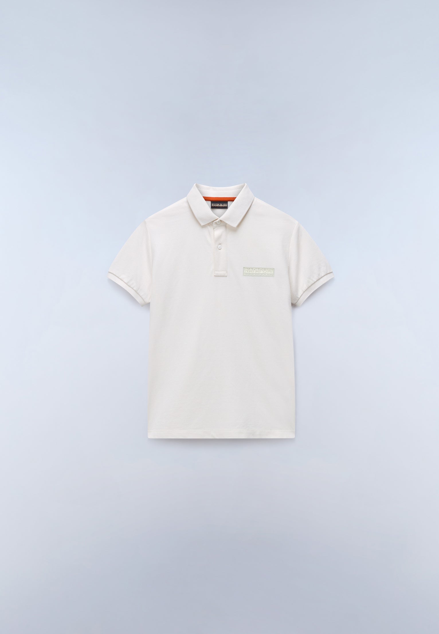 New Box Logo Piqué Short Sleeve Polo White Whisper