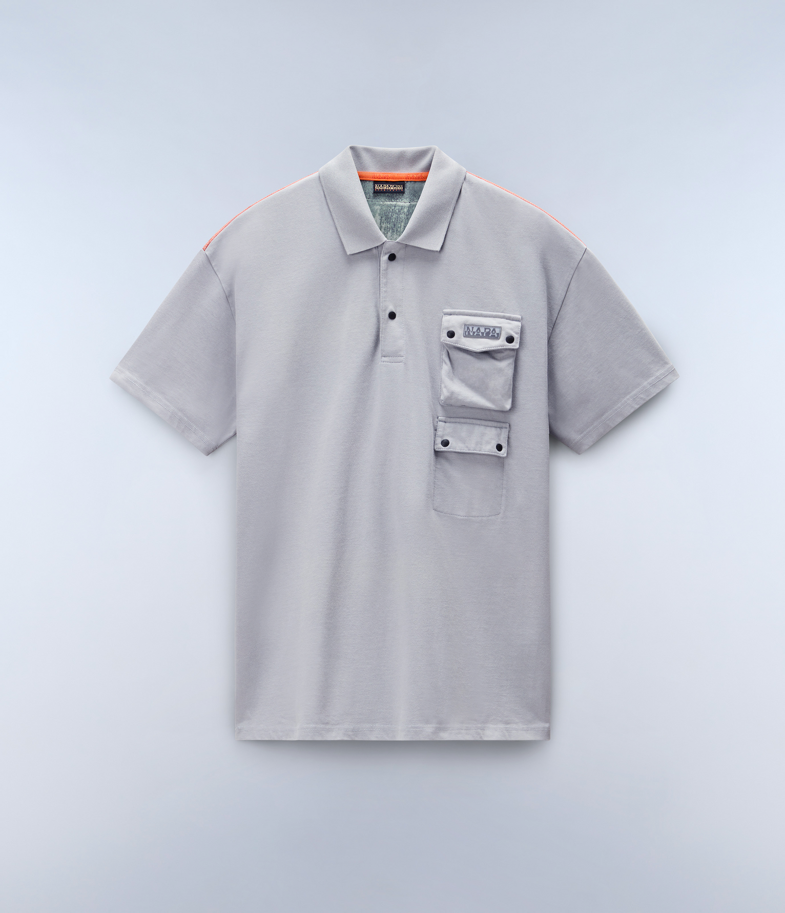 Rivalto Short Sleeve Polo Shirt Light Grey