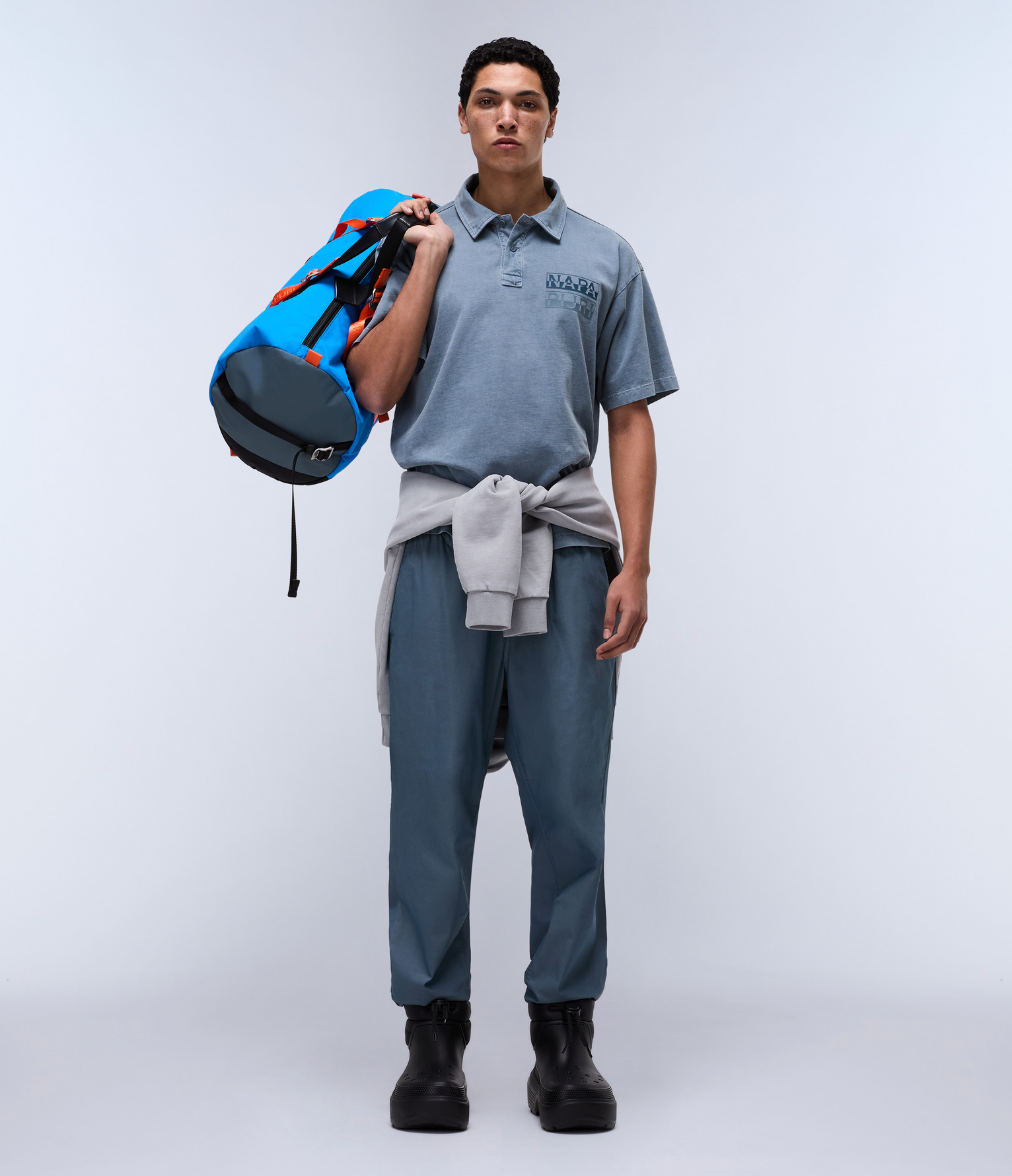 Cortona Summer Short Sleeve Polo Shirt Grey