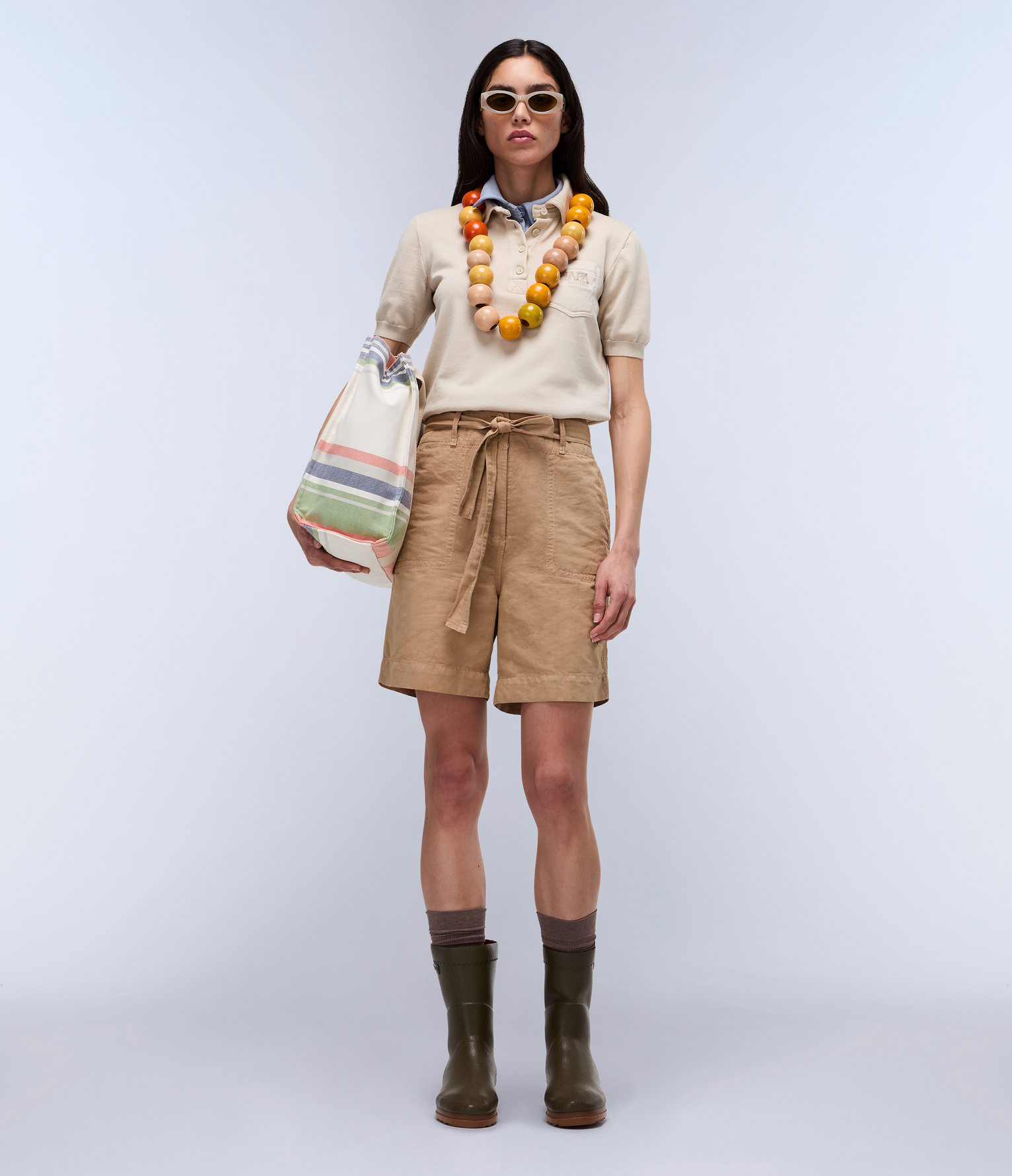 Nice Bermuda Shorts Beige