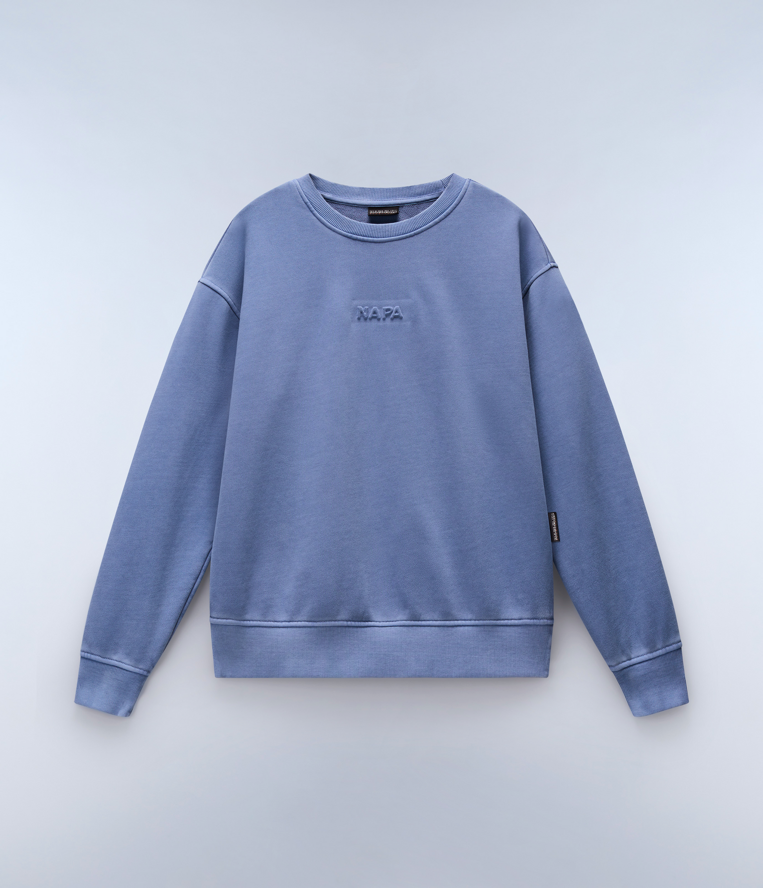 Azure French Terry Sweatshirt Light Blue