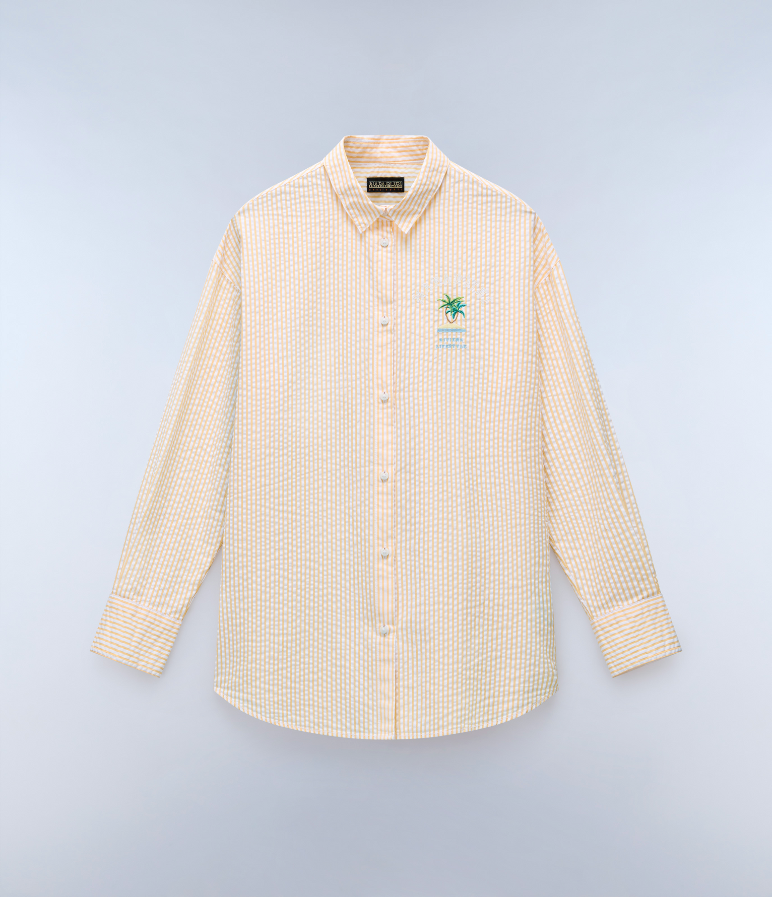 Fete Long Sleeve Shirt Yellow Stripe SA4
