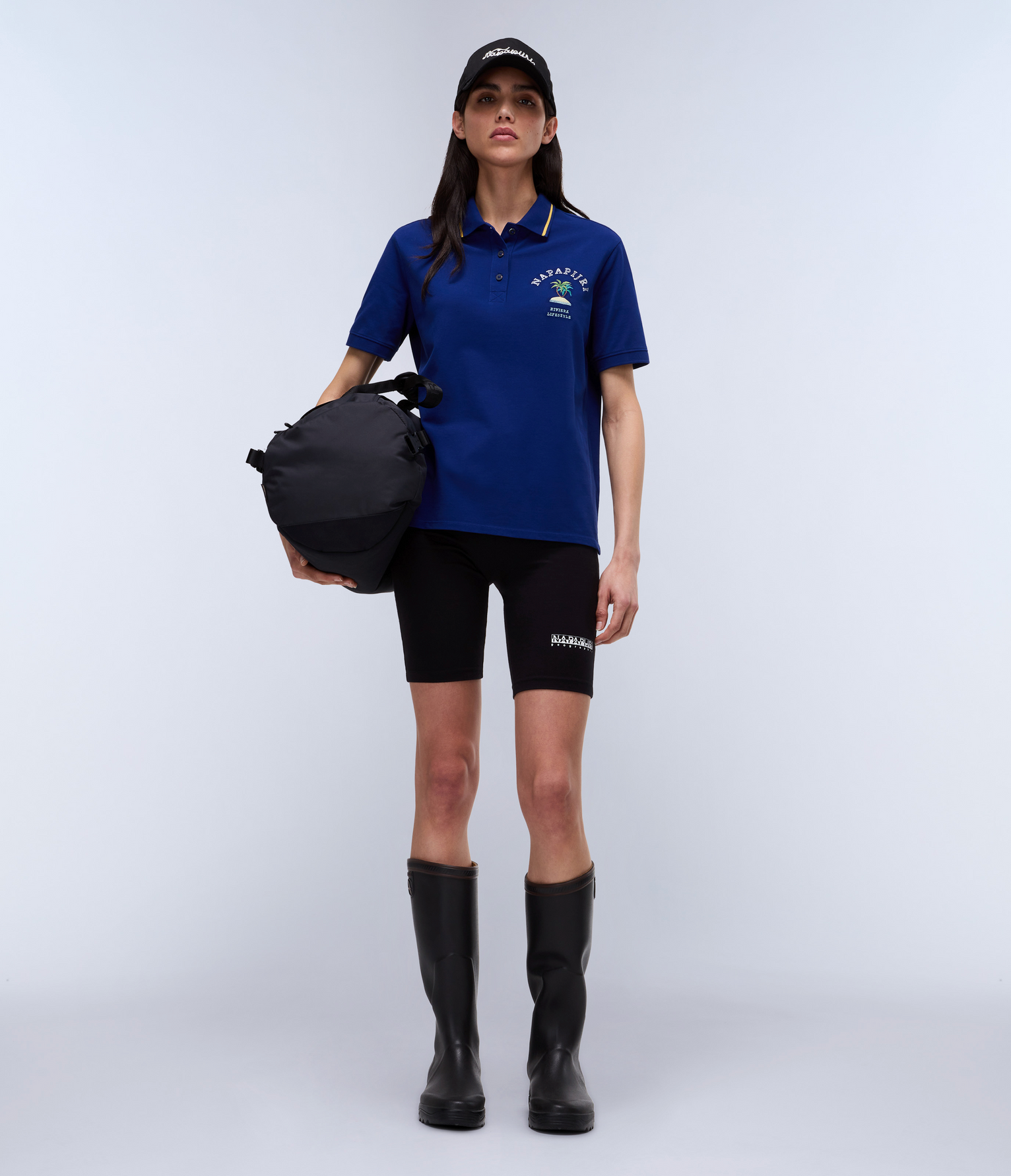 Poloshirt Fete mit Kurzen Ärmeln