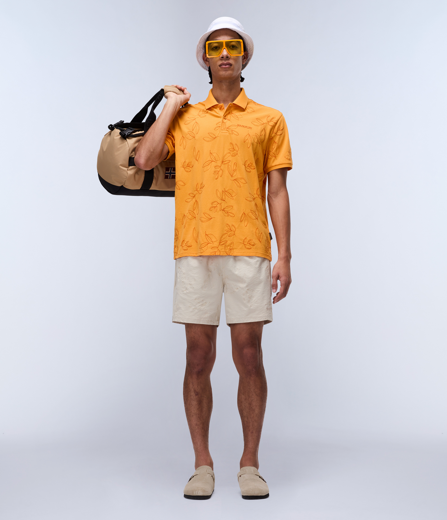 Polo de Manga Corta Brolio Naranja