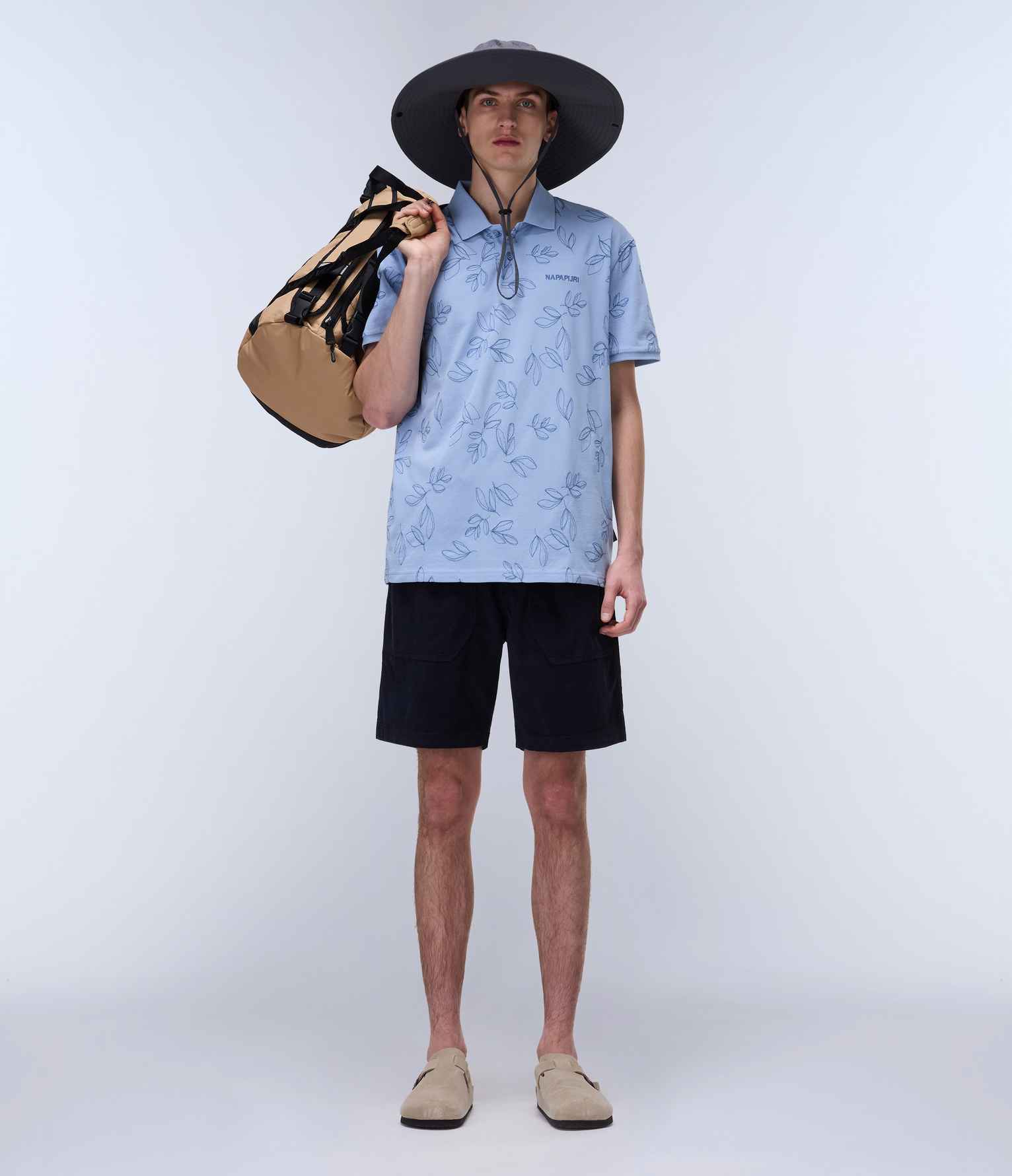 Polo de Manga Corta Brolio Light Blue