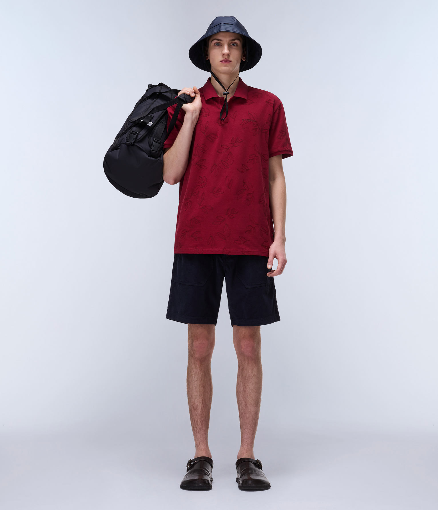 Polo de Manga Corta Brolio Bordeaux