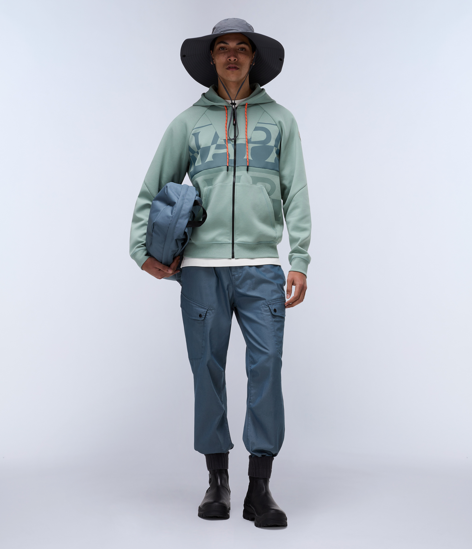 Felpa con Cappuccio Anghiari French Terry