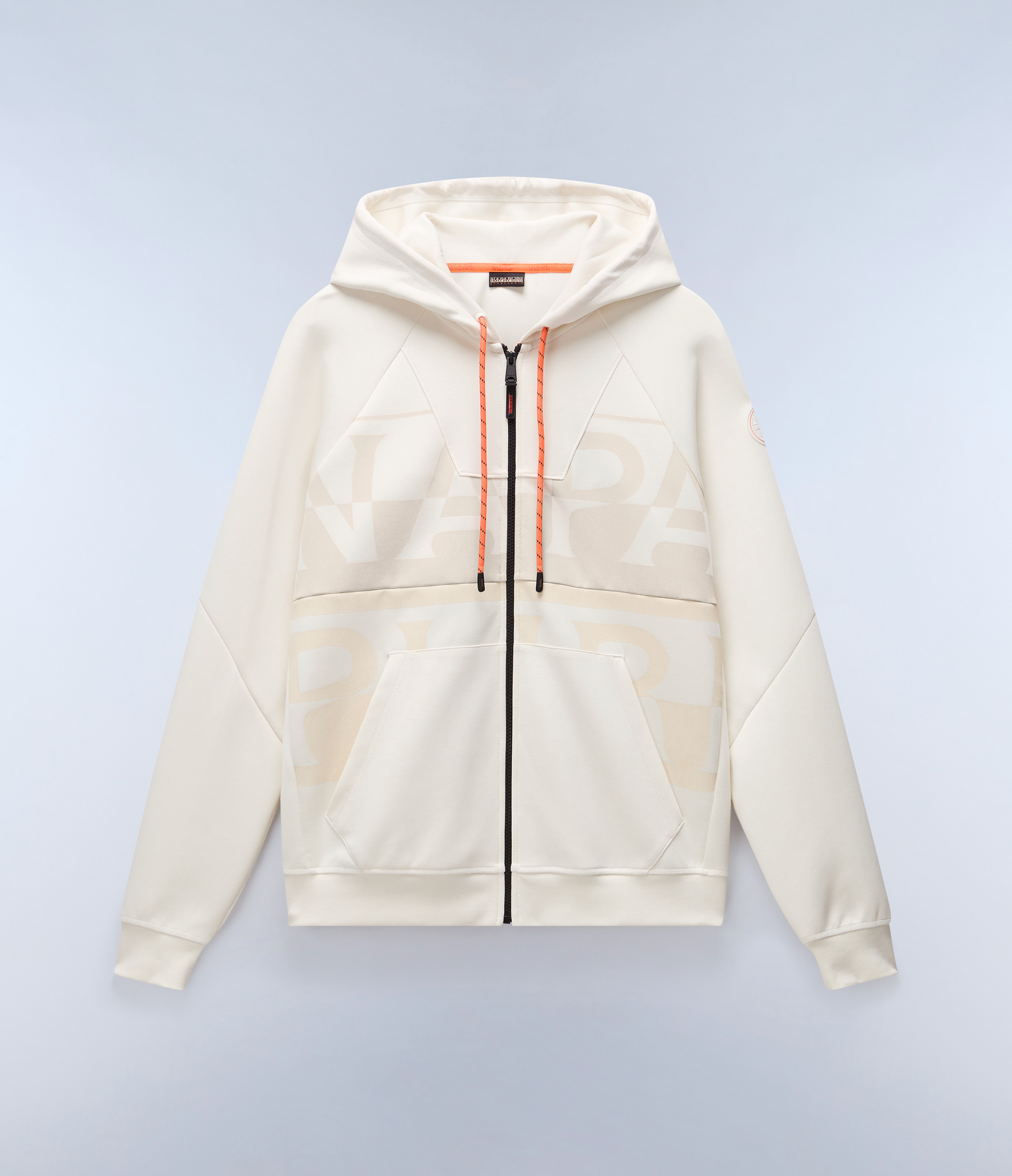 Anghiari French Terry Hoodie White Whisper