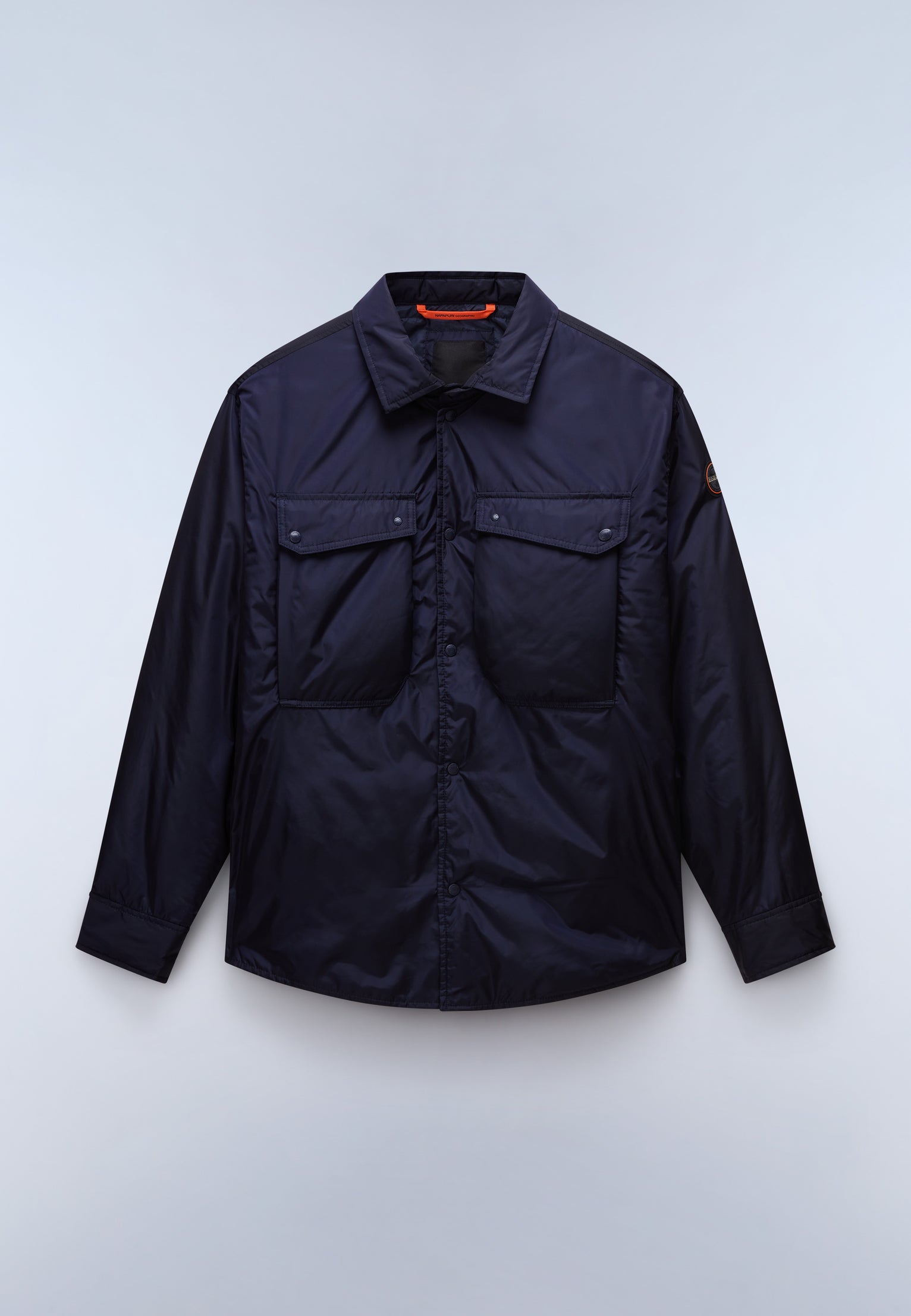 Casies Long Sleeve Overshirt Dark Blue