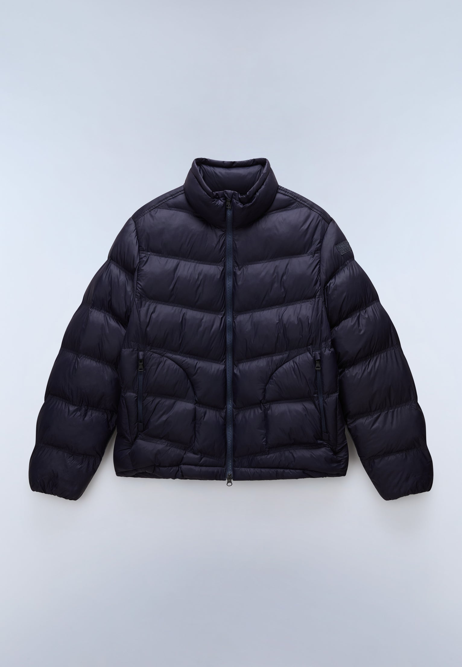 Ega Short Puffer Jacket Dark Blue