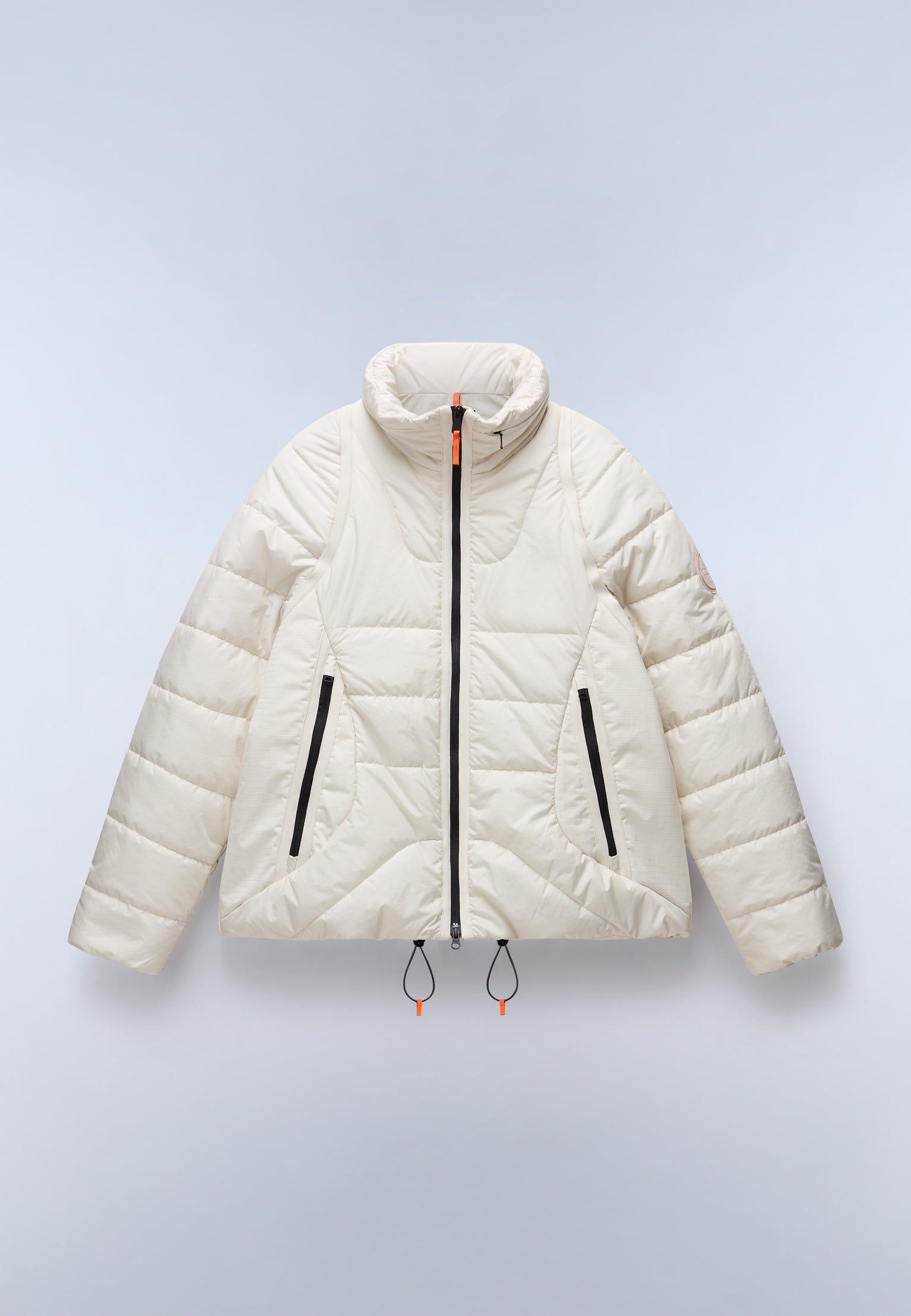 Biez Modular Puffer Jacket White