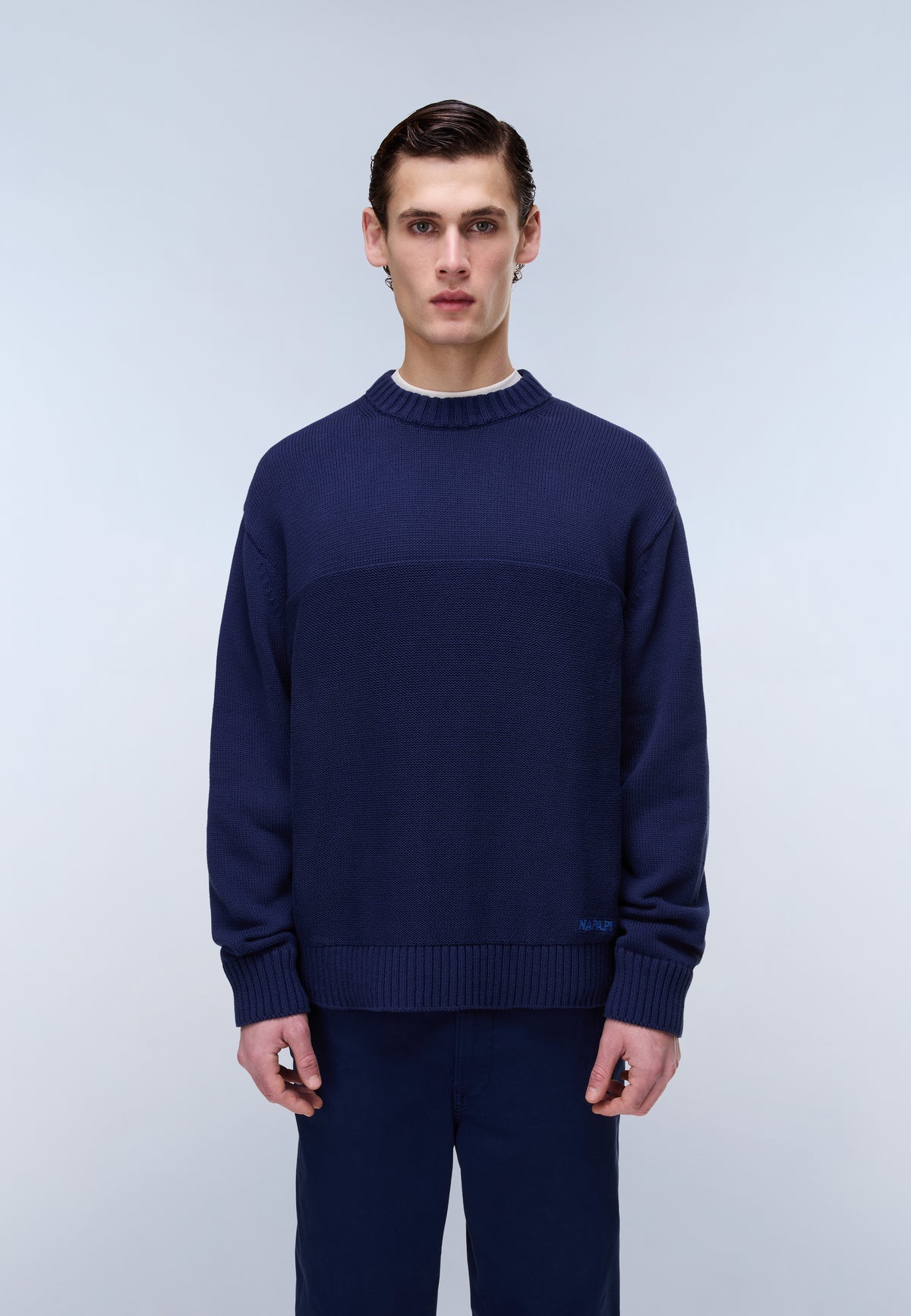 Esmeray Crew Neck Jumper Blue Academy - 3