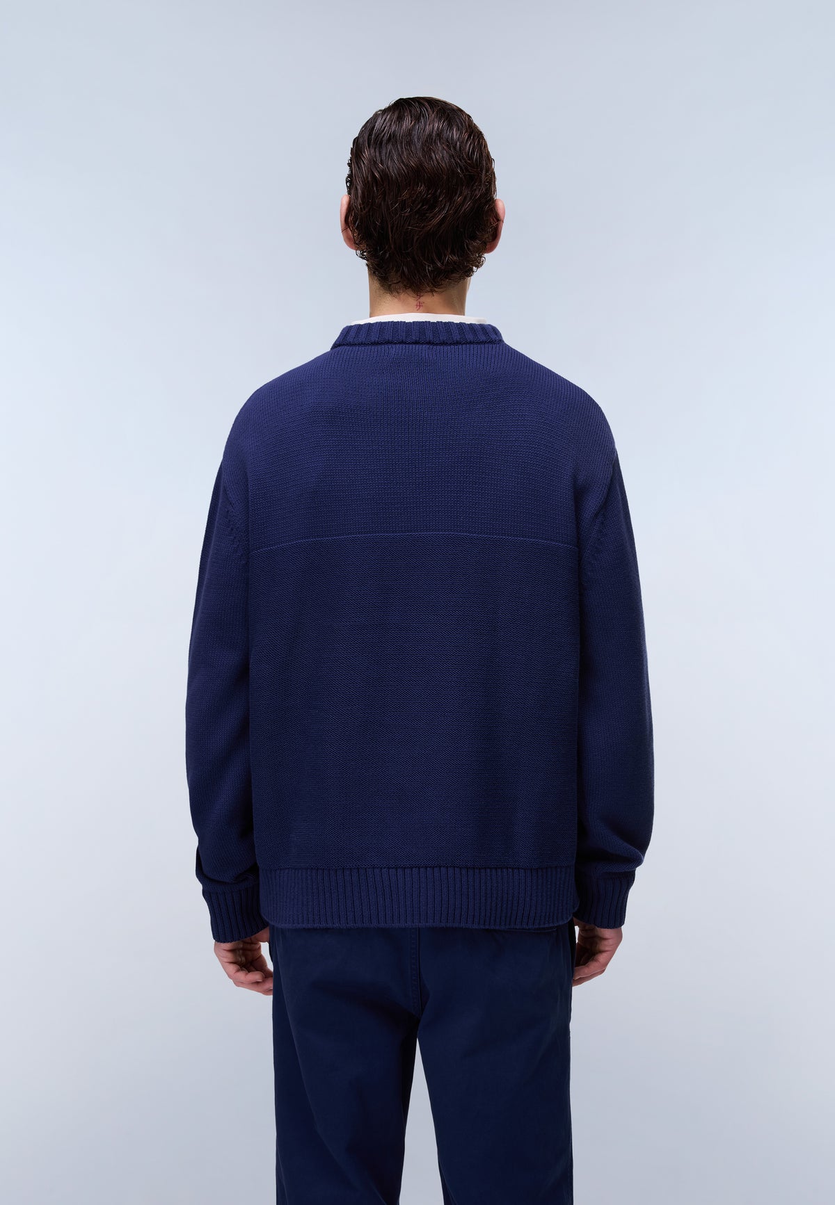 Esmeray Crew Neck Jumper Blue Academy - 4