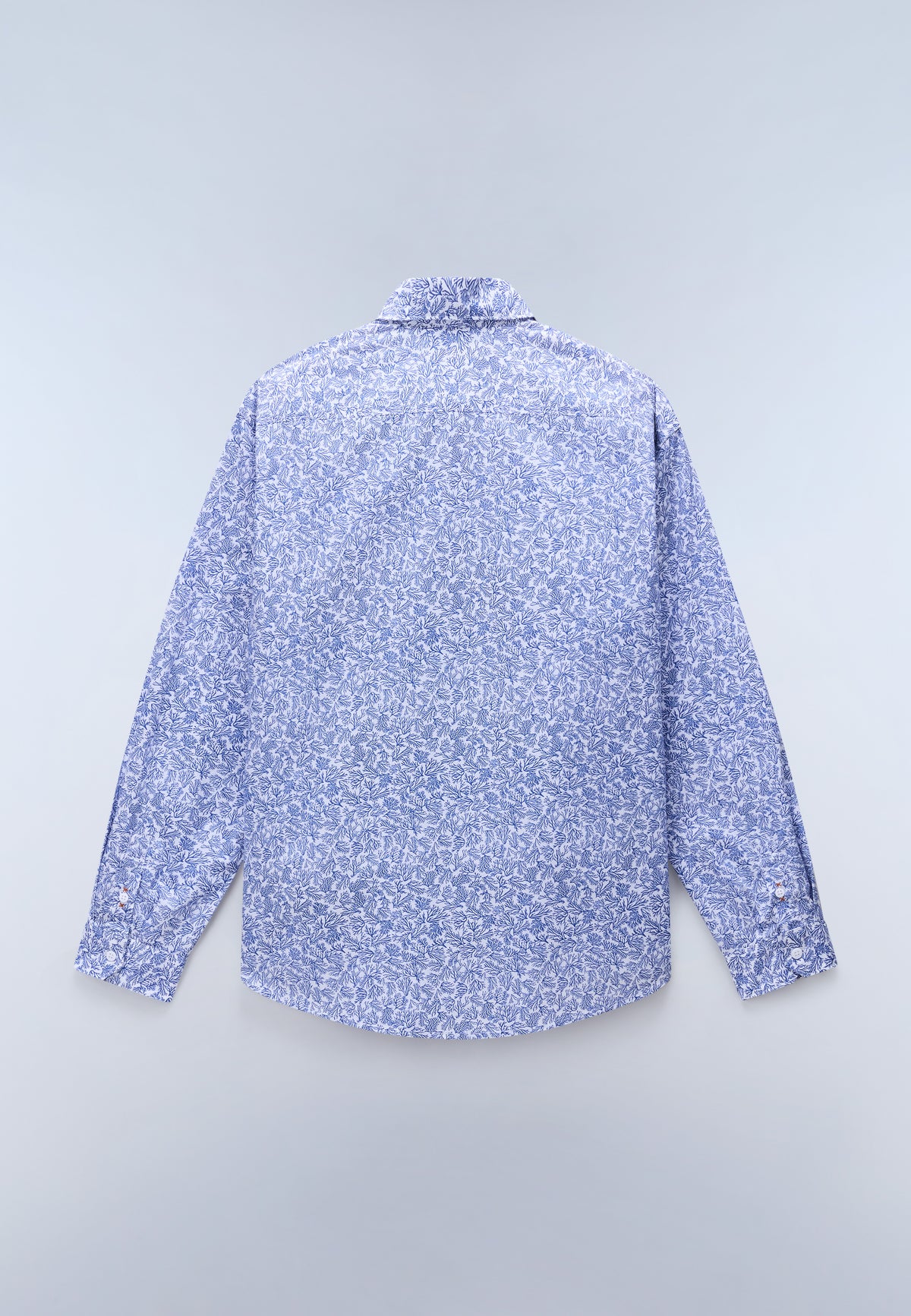 Elior Long Sleeve Print Shirt Blue FA6 - 7
