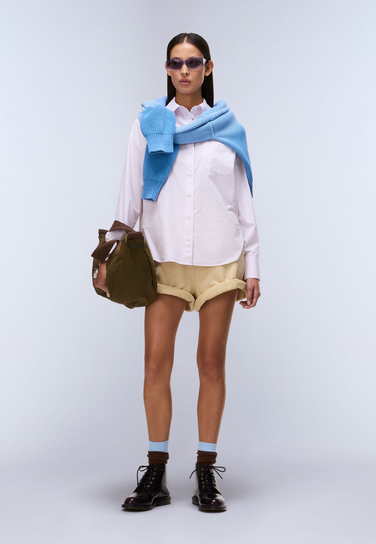 Camisa de Manga Larga Nice Rojo Stripe SE3 - 3