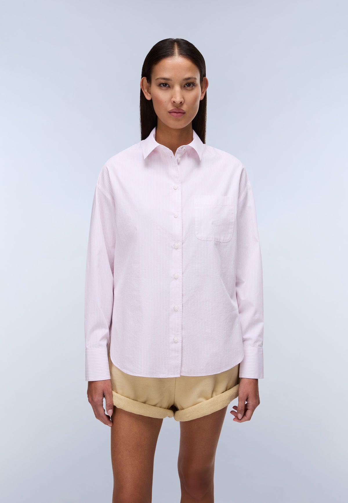 Camisa de Manga Larga Nice Rojo Stripe SE3 - 4