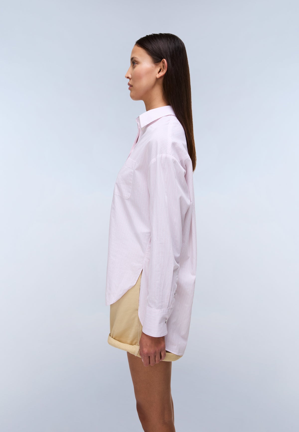 Camisa de Manga Larga Nice Rojo Stripe SE3 - 5