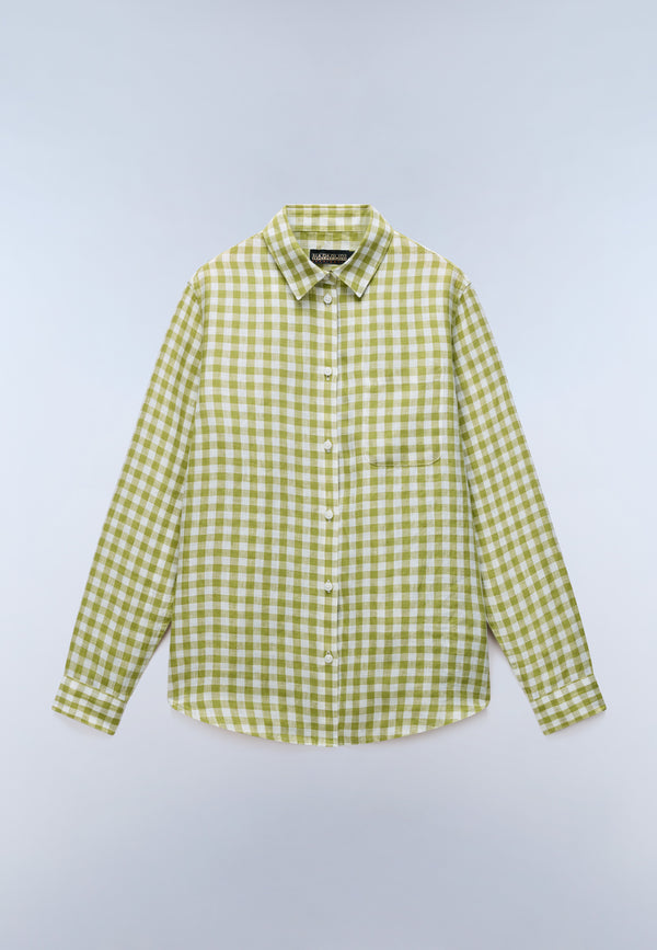 Ete Long Sleeve Shirt Green Check CHH