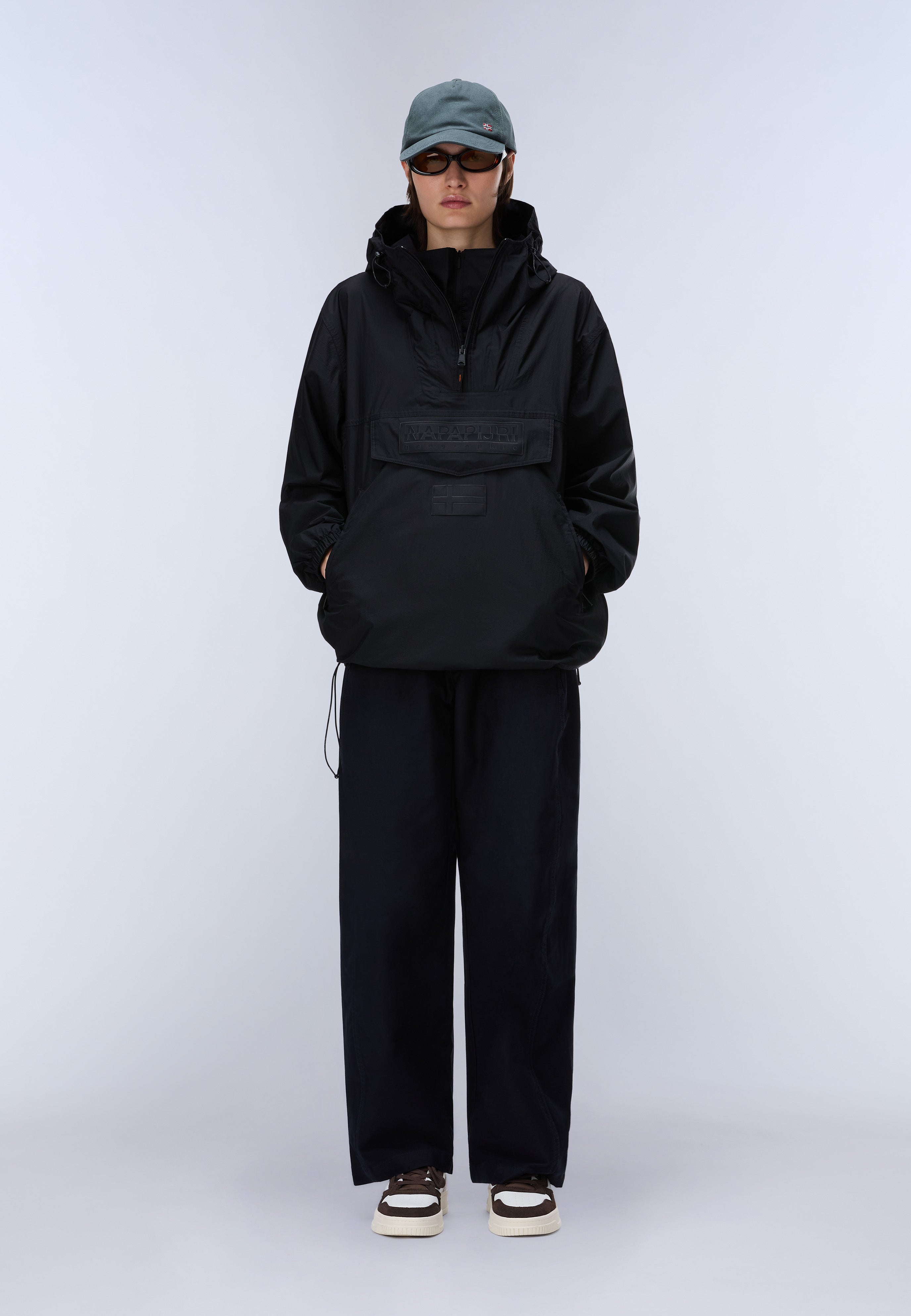 Napapijri Rainforest Next Summer Anorak Jacket Unisex Men Black