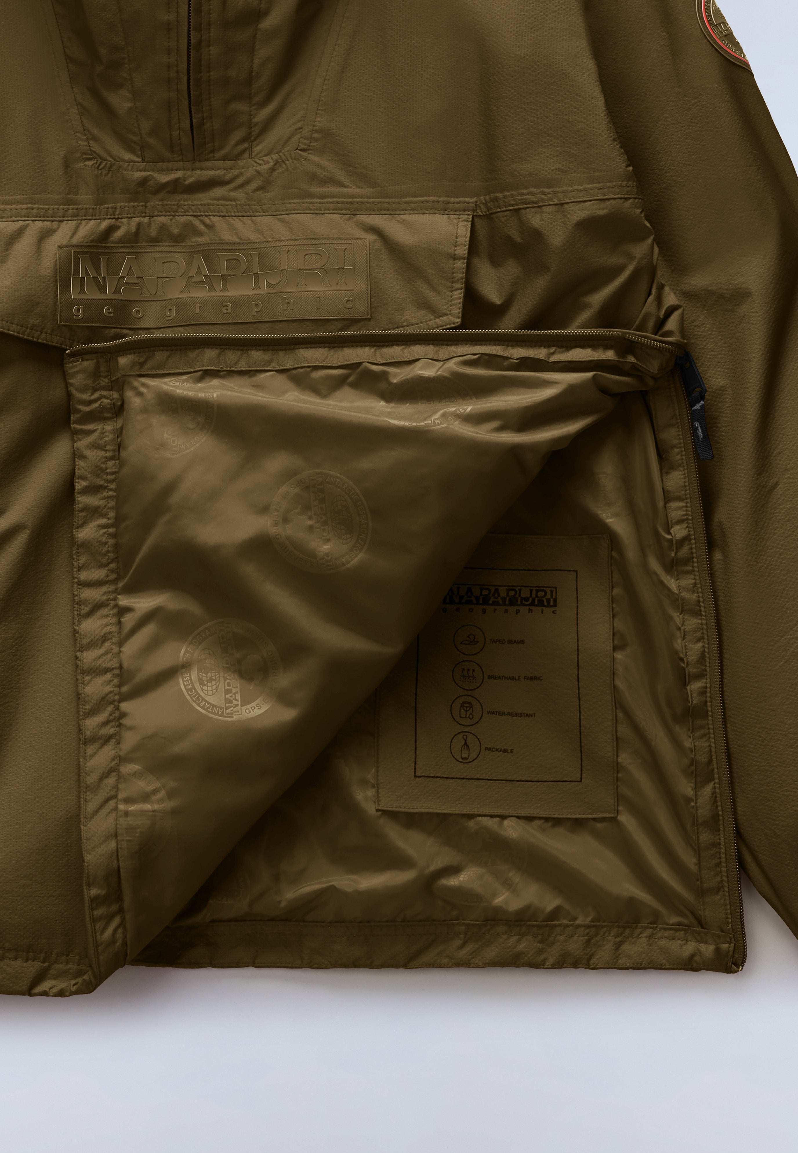 Rainforest Next Summer Anorak Jacket Unisex - Dark Green Olive