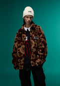 Felpa in Pile Jacquard con Zip Emin  - 3
