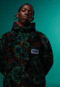 Emin Jacquard Full-Zip Fleece Green - 4