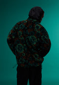 Emin Jacquard Full-Zip Fleece Green - 5