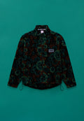 Emin Jacquard Full-Zip Fleece Green - 1