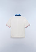 Lustre Piqué Short Sleeve Polo White Whisper - 6