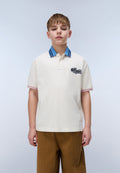 Lustre Piqué Short Sleeve Polo White Whisper - 3