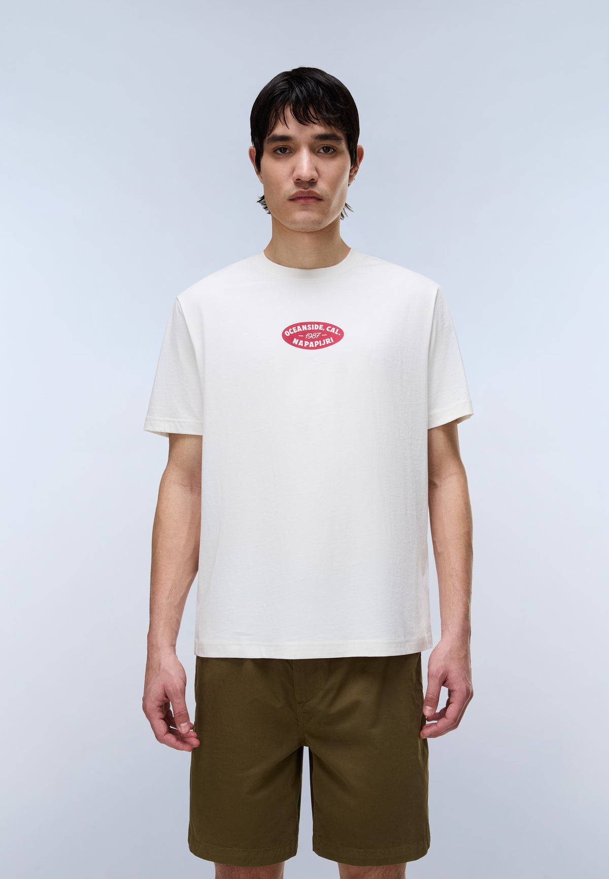Flint Short Sleeve T-Shirt White FX3 - 3