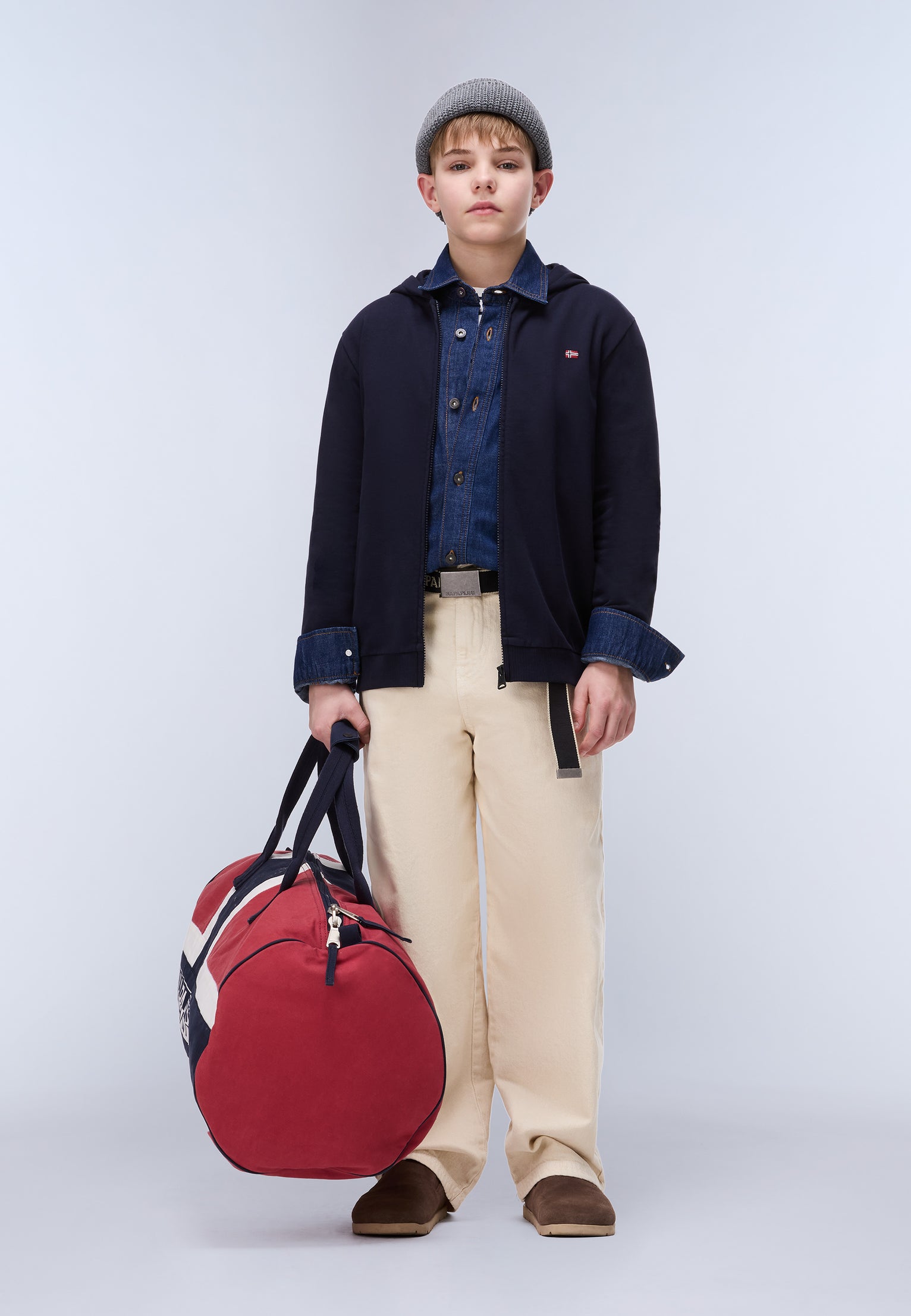 Balis French Terry Zip Hoodie (4-16 YEARS) Dark Blue