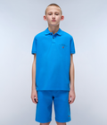 Elbas Short Sleeve Polo Shirt (4-16 YEARS) French Blue - 2