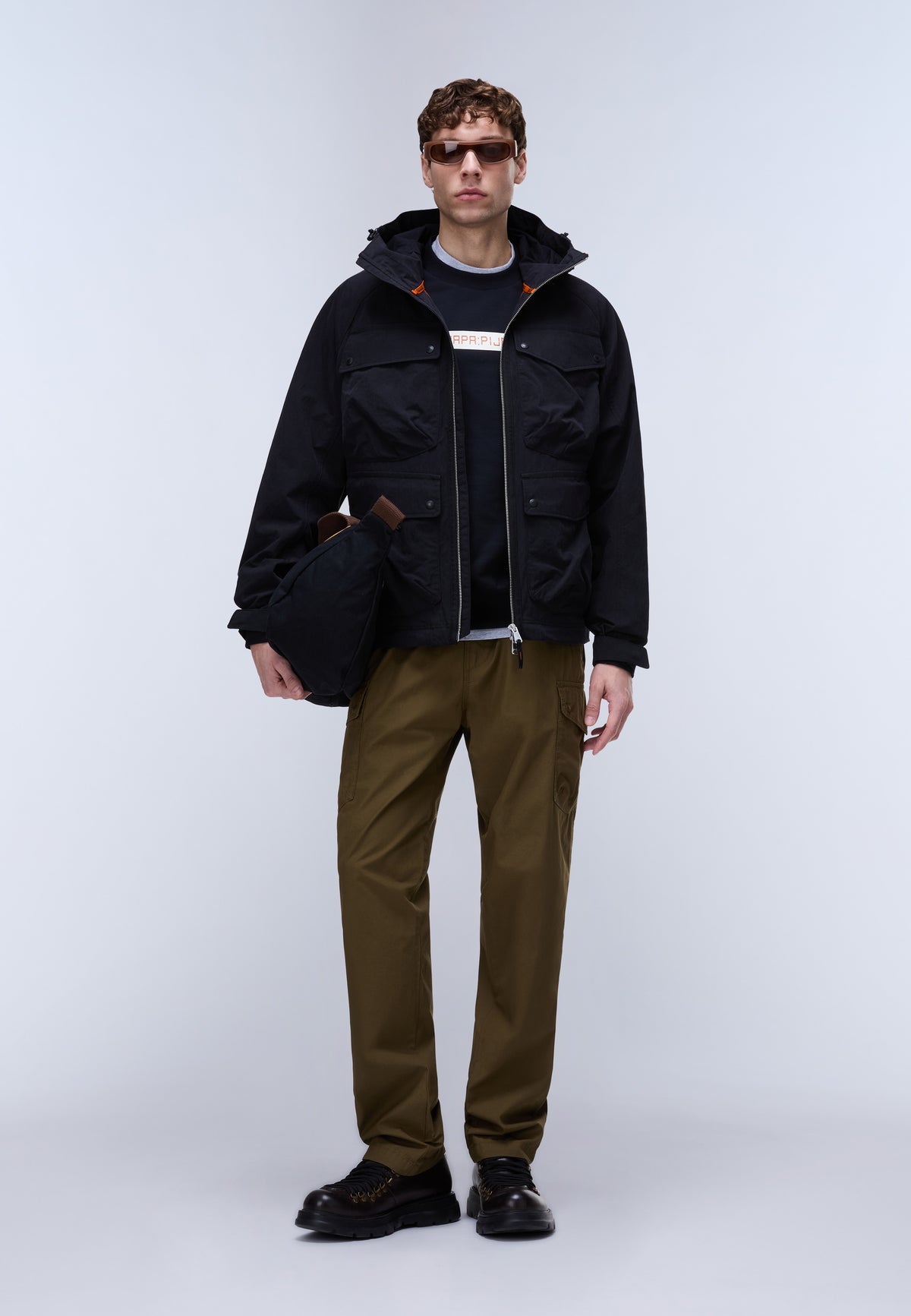 Pantalón Cargo Aylin Verde Oliva Scuro - 2