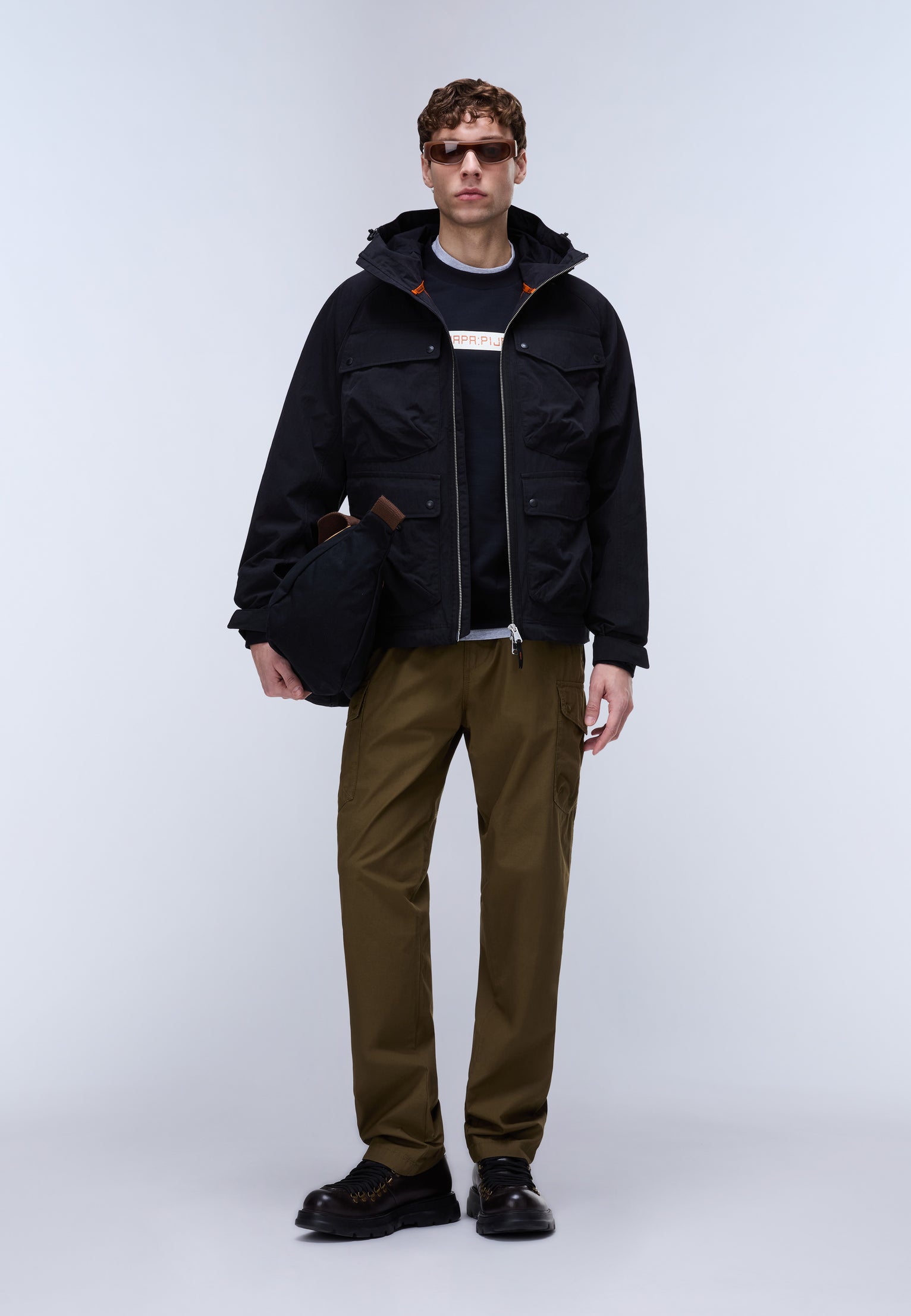 Pantalón Cargo Aylin Verde Oliva Scuro