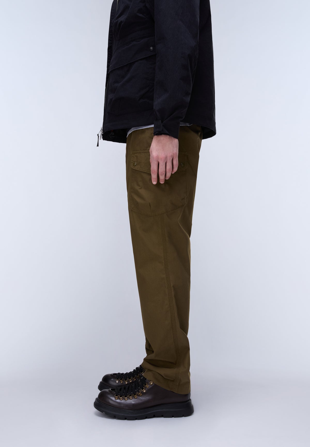 Pantalón Cargo Aylin Verde Oliva Scuro - 4