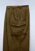 Pantalón Cargo Aylin Verde Oliva Scuro - 8