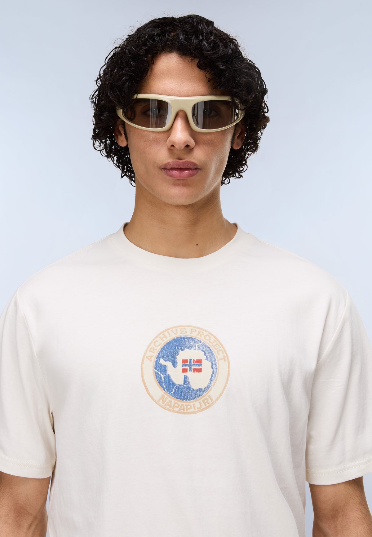 Phos  Short Sleeve T-Shirt White Whisper - 2