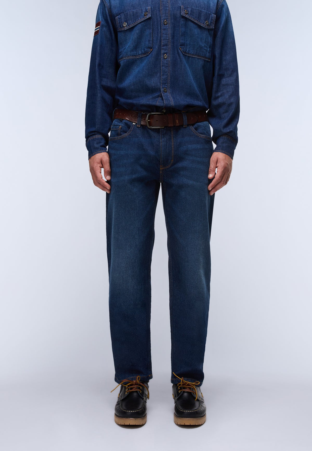 Vaqueros Rectos Kiene Dark Blue - 3