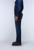 Vaqueros Rectos Kiene Dark Blue - 4