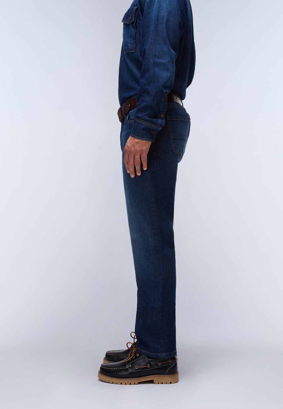 Vaqueros Rectos Kiene Dark Blue - 4