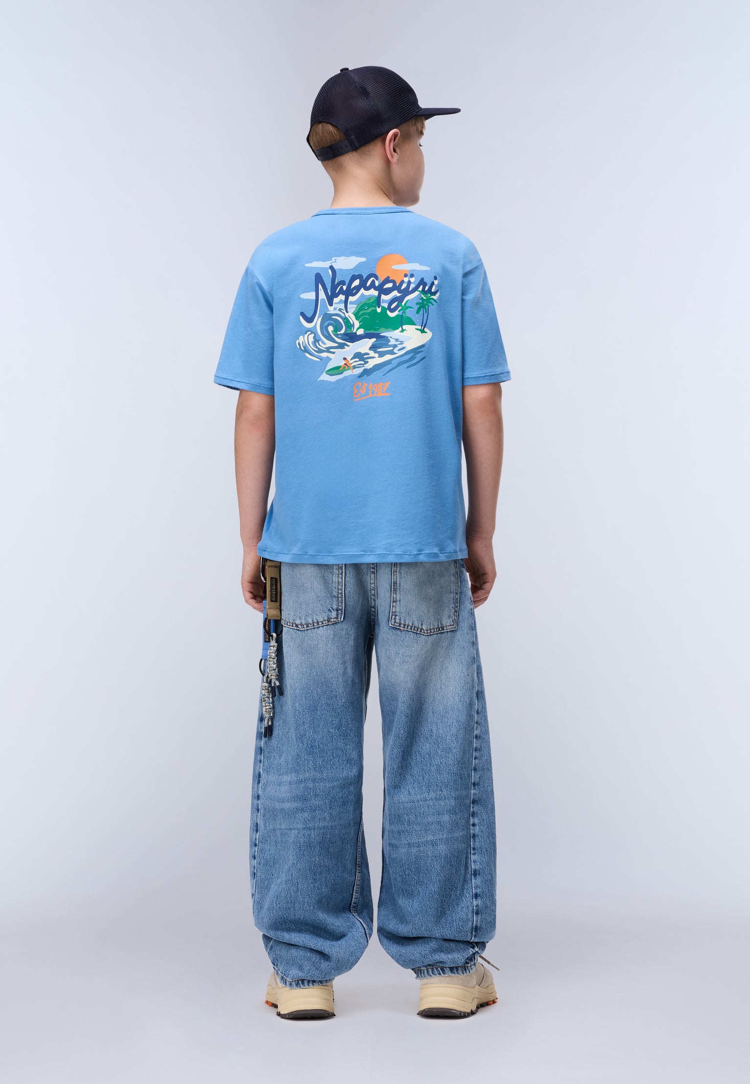 Oeste Short Sleeve T-Shirt Light Blue