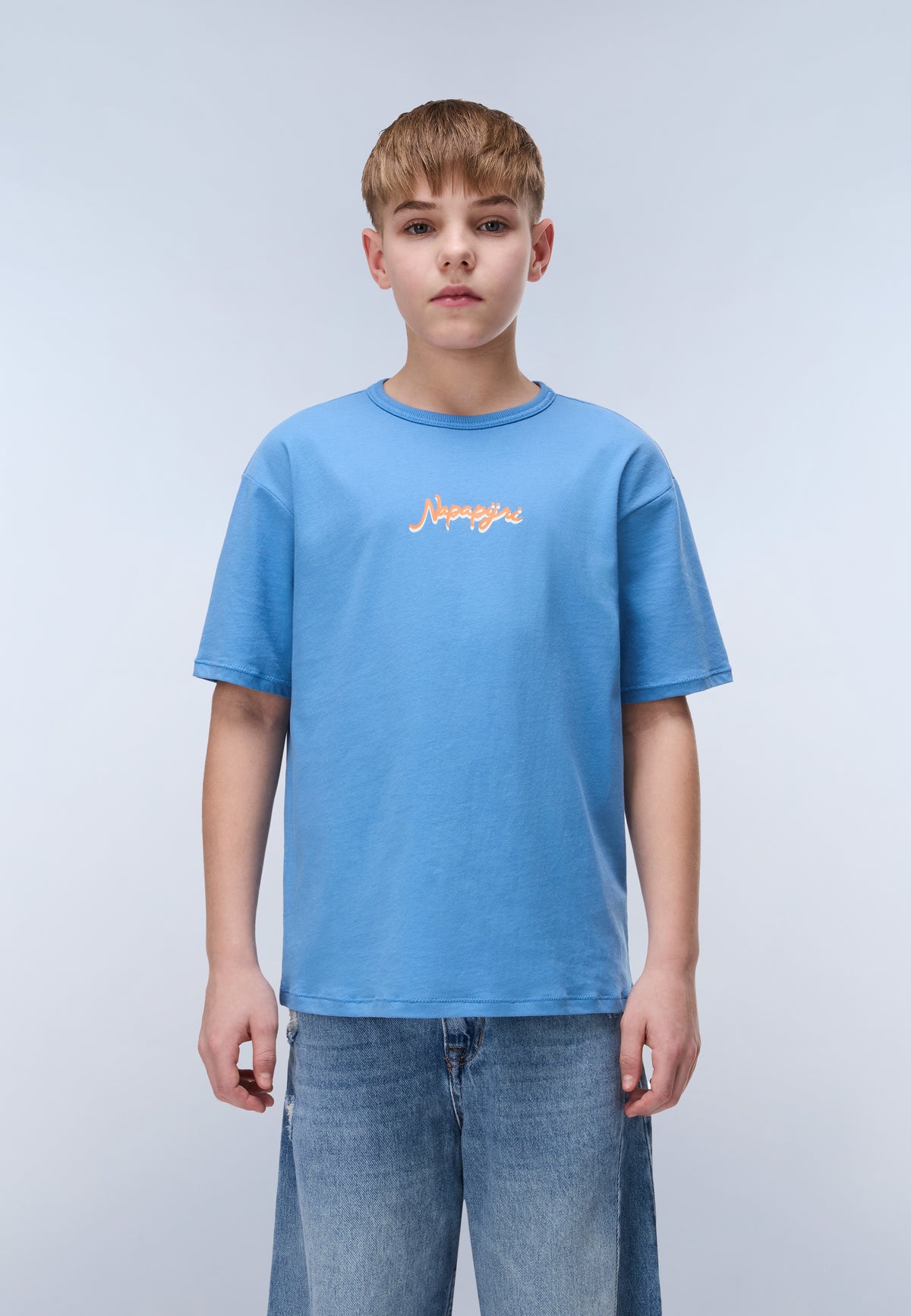 Oeste Short Sleeve T-Shirt Light Blue - 3