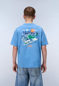 Oeste Short Sleeve T-Shirt Light Blue - 4
